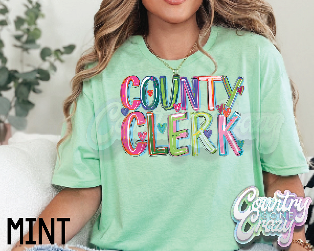 COUNTY CLERK • Splash • T-Shirt-Country Gone Crazy-Country Gone Crazy