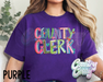 COUNTY CLERK • Splash • T-Shirt-Country Gone Crazy-Country Gone Crazy