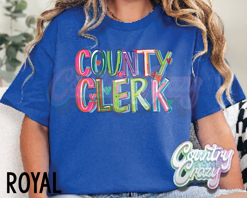 COUNTY CLERK • Splash • T-Shirt-Country Gone Crazy-Country Gone Crazy