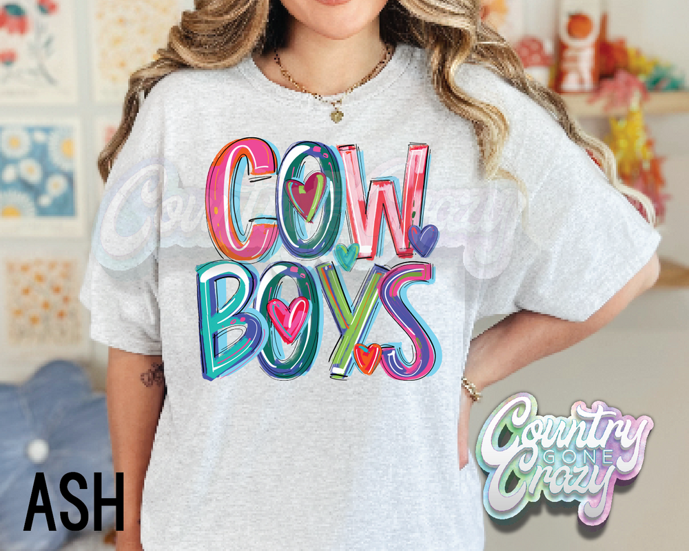 Cowboys • Splash • T-Shirt-Country Gone Crazy-Country Gone Crazy