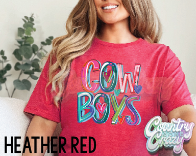 Cowboys • Splash • T-Shirt-Country Gone Crazy-Country Gone Crazy