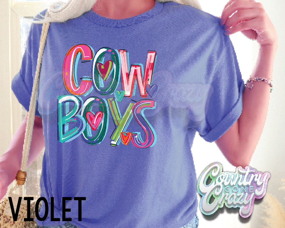 Cowboys • Splash • T-Shirt-Country Gone Crazy-Country Gone Crazy