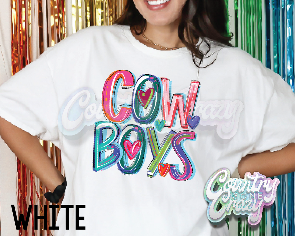 Cowboys • Splash • T-Shirt-Country Gone Crazy-Country Gone Crazy