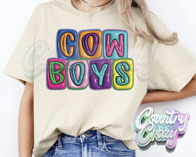 Cowboys •• Bubble •• T-Shirt-Country Gone Crazy-Country Gone Crazy