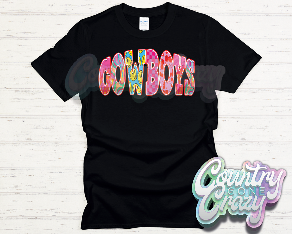 COWBOYS // GOOD VIBES // T-Shirt-Country Gone Crazy-Country Gone Crazy