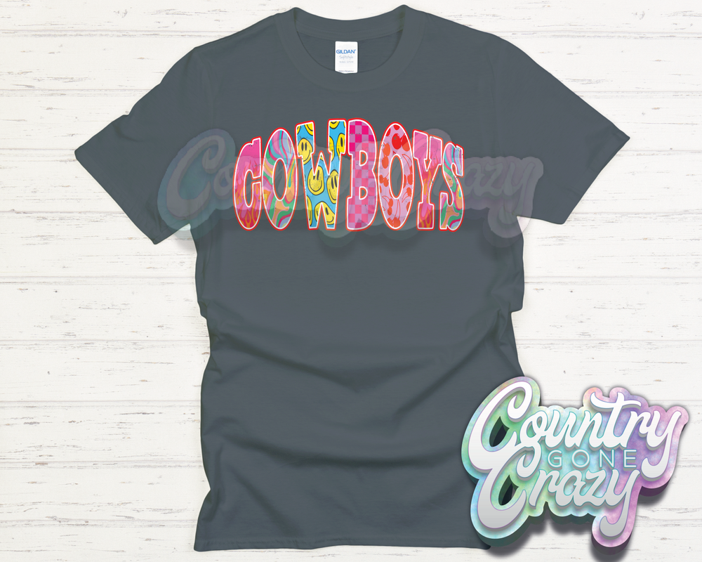 COWBOYS // GOOD VIBES // T-Shirt-Country Gone Crazy-Country Gone Crazy