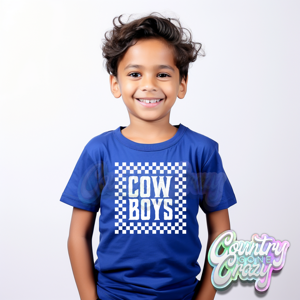 Cowboys - Check N Roll - T-Shirt-Country Gone Crazy-Country Gone Crazy