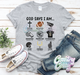 God Says I Am - Crosby Church - T-Shirt-Country Gone Crazy-Country Gone Crazy