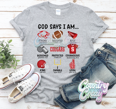 God Says I Am - Crosby - T-Shirt-Country Gone Crazy-Country Gone Crazy
