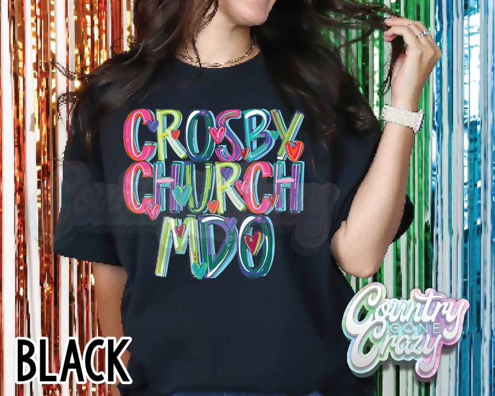 Crosby Church MDO • Splash • T-Shirt-Country Gone Crazy-Country Gone Crazy