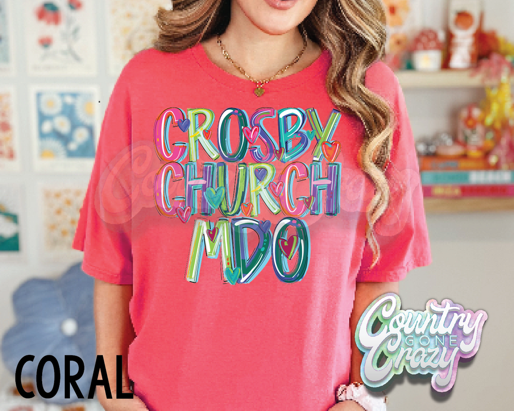 Crosby Church MDO • Splash • T-Shirt-Country Gone Crazy-Country Gone Crazy