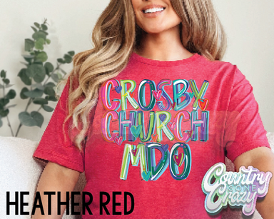 Crosby Church MDO • Splash • T-Shirt-Country Gone Crazy-Country Gone Crazy