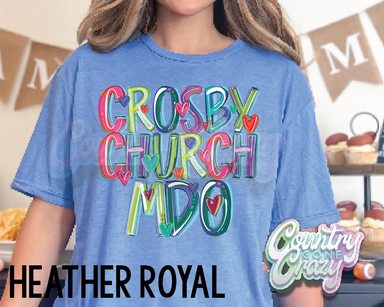 Crosby Church MDO • Splash • T-Shirt-Country Gone Crazy-Country Gone Crazy