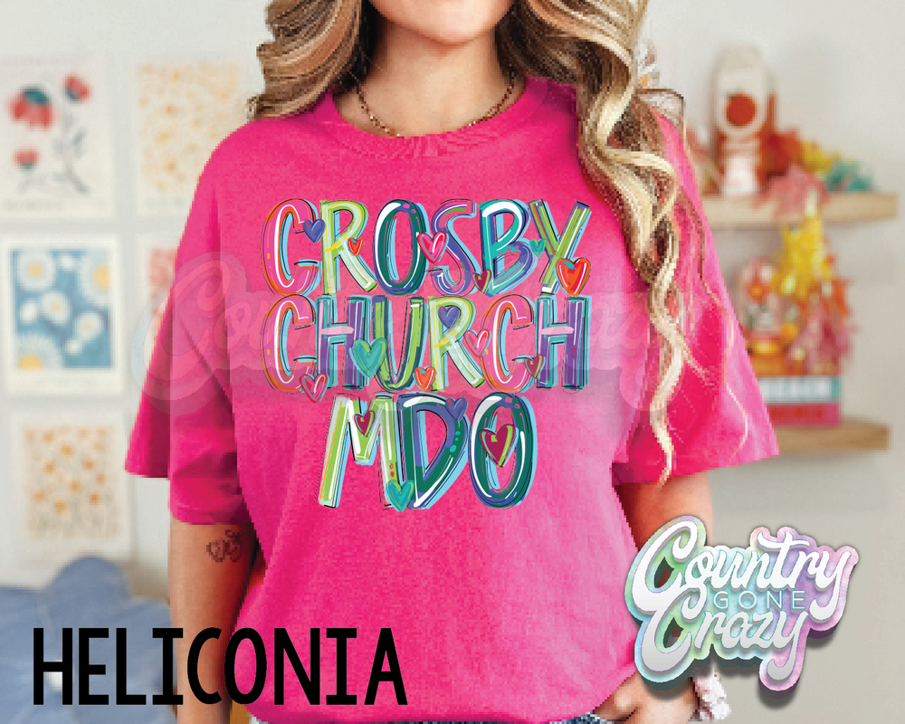 Crosby Church MDO • Splash • T-Shirt-Country Gone Crazy-Country Gone Crazy