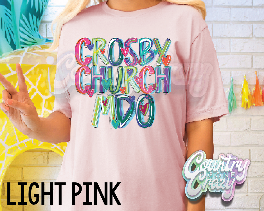 Crosby Church MDO • Splash • T-Shirt-Country Gone Crazy-Country Gone Crazy