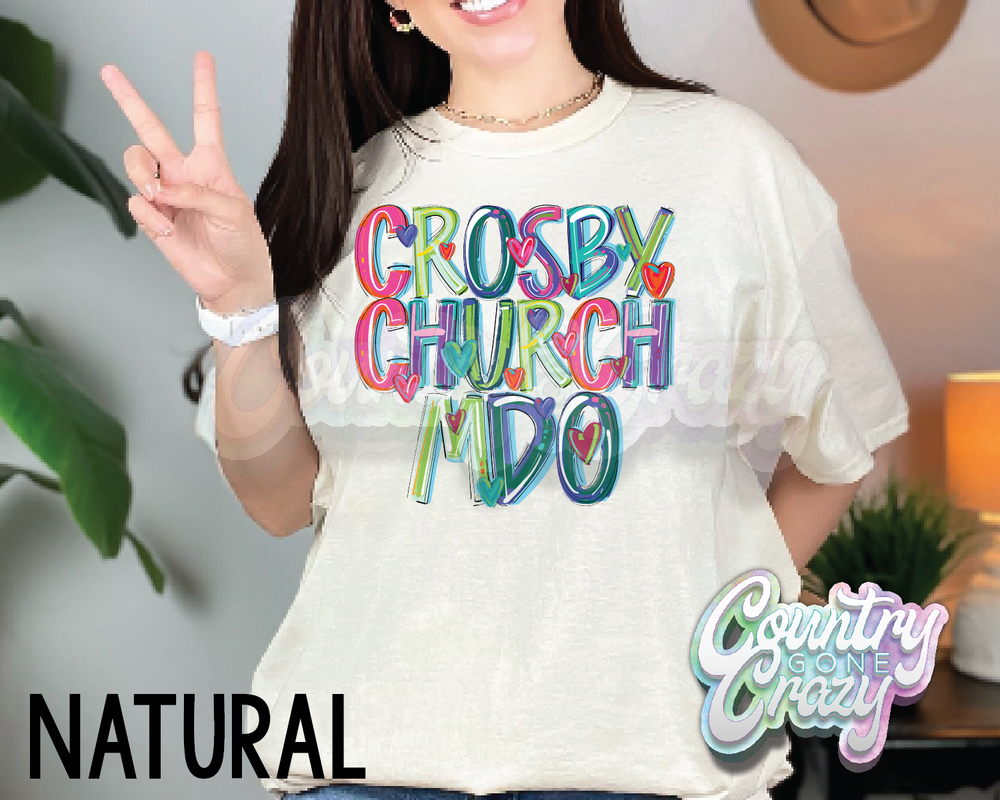 Crosby Church MDO • Splash • T-Shirt-Country Gone Crazy-Country Gone Crazy