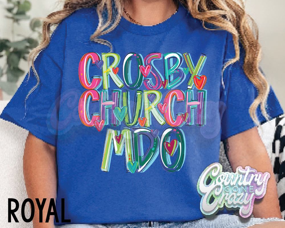 Crosby Church MDO • Splash • T-Shirt-Country Gone Crazy-Country Gone Crazy