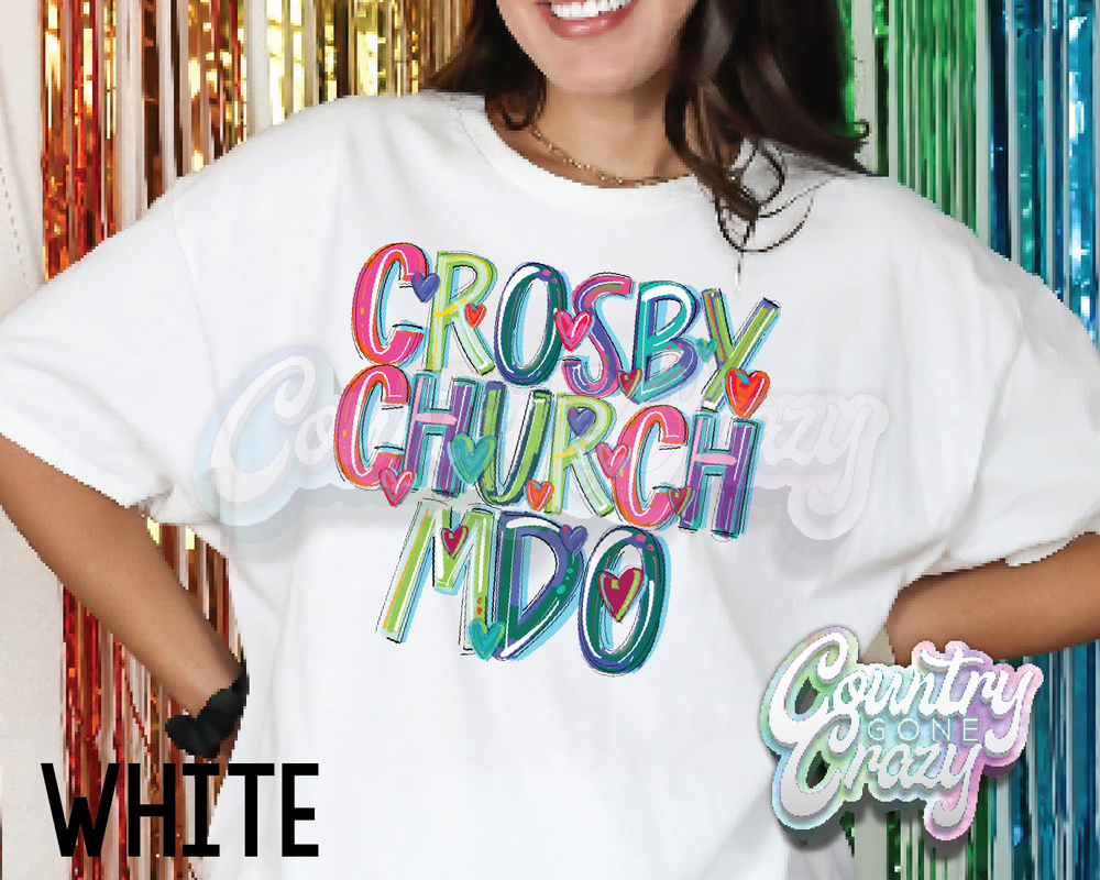 Crosby Church MDO • Splash • T-Shirt-Country Gone Crazy-Country Gone Crazy