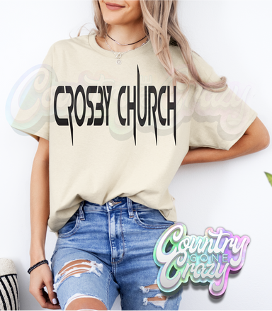 CROSBY CHURCH /// HARD ROCK /// T-SHIRT-Country Gone Crazy-Country Gone Crazy