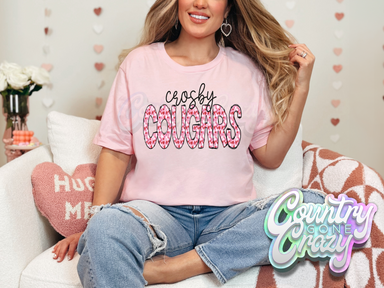 Crosby Cougars - Valentines - T-Shirt-Country Gone Crazy-Country Gone Crazy