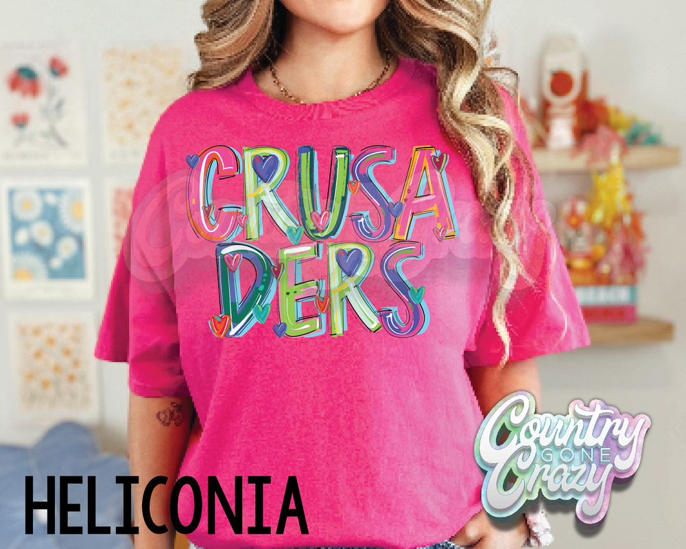 Crusaders • Splash • T-Shirt-Country Gone Crazy-Country Gone Crazy