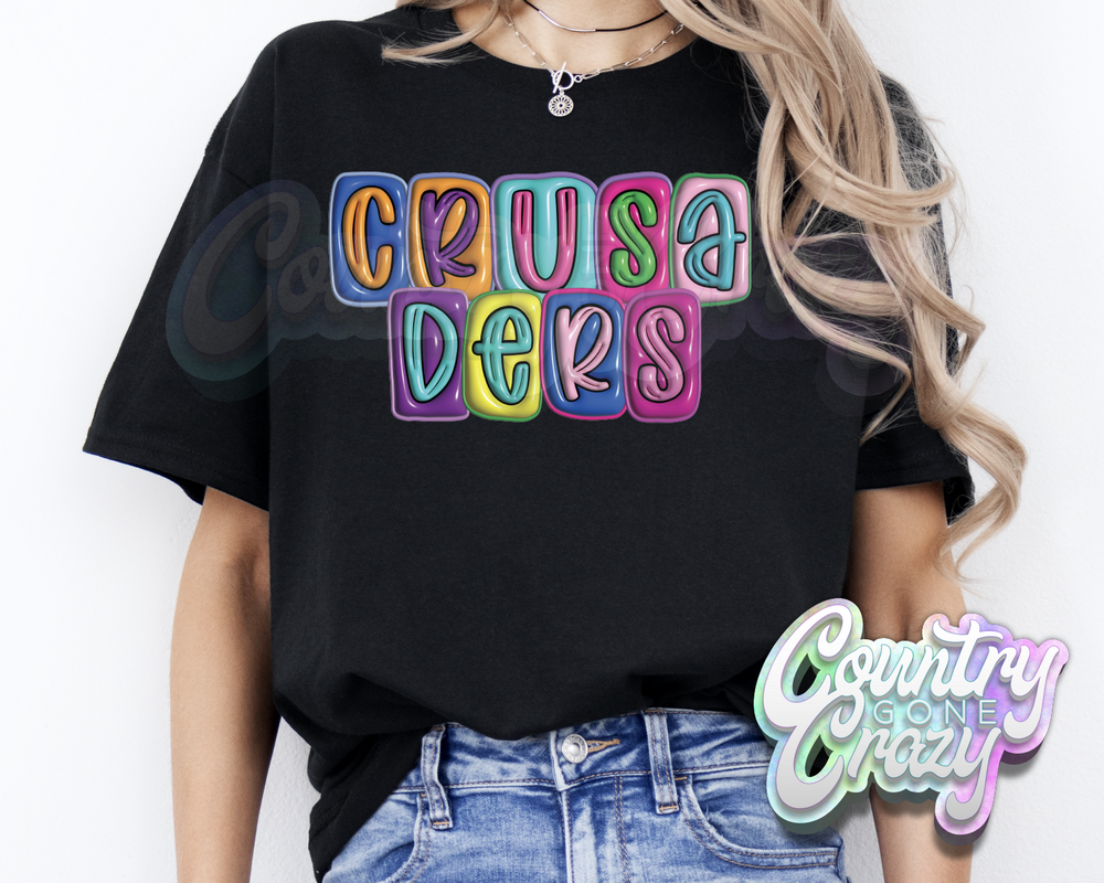 Crusaders •• Bubble •• T-Shirt-Country Gone Crazy-Country Gone Crazy