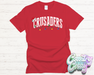 CRUSADERS - CHRISTMAS LIGHTS - T-SHIRT-Country Gone Crazy-Country Gone Crazy