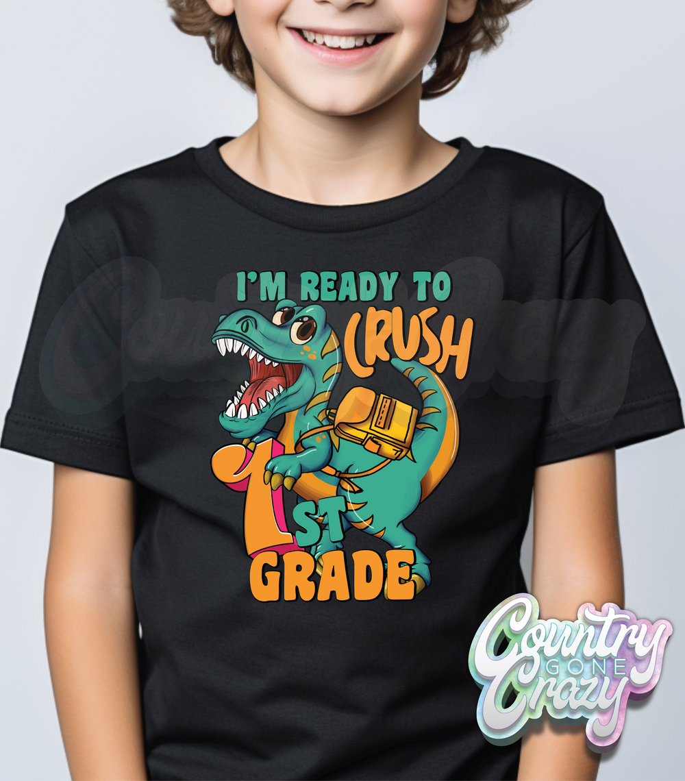 CRUSH - FIRST GRADE // BLACK T-SHIRT-Country Gone Crazy-Country Gone Crazy