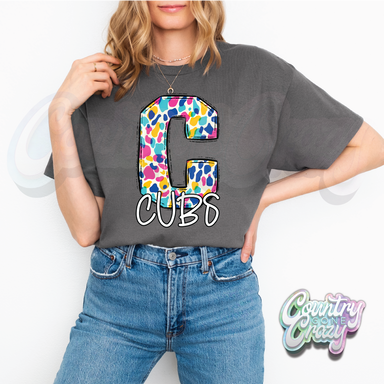 CUBS •• SPOTTY •• T-SHIRT-Country Gone Crazy-Country Gone Crazy