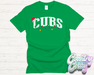 CUBS - CHRISTMAS LIGHTS - T-SHIRT-Country Gone Crazy-Country Gone Crazy