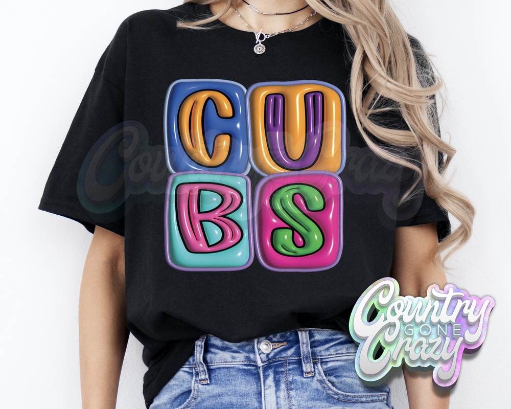 Cubs •• Bubble •• T-Shirt-Country Gone Crazy-Country Gone Crazy