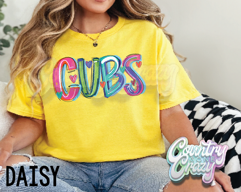 Cubs • Splash • T-Shirt-Country Gone Crazy-Country Gone Crazy