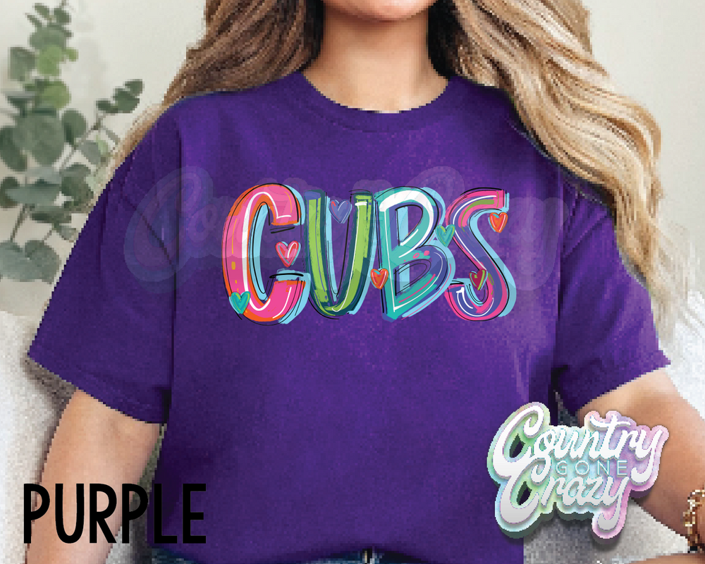 Cubs • Splash • T-Shirt-Country Gone Crazy-Country Gone Crazy