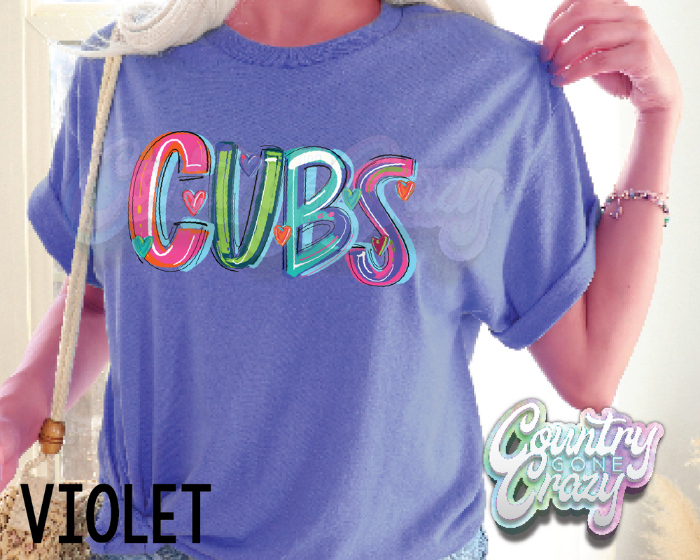 Cubs • Splash • T-Shirt-Country Gone Crazy-Country Gone Crazy