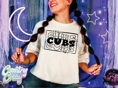 Cubs ~ Leopard Ladder ~ Natural T-Shirt-Country Gone Crazy-Country Gone Crazy