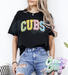 Cubs - Faux Chenille - T-Shirt-Country Gone Crazy-Country Gone Crazy