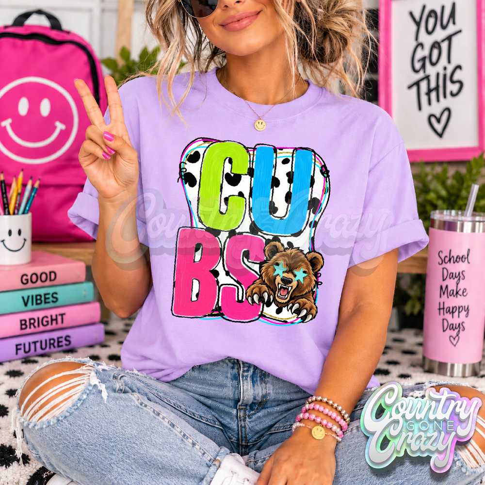 CUBS ** COLOR POP ** T-SHIRT-Country Gone Crazy-Country Gone Crazy