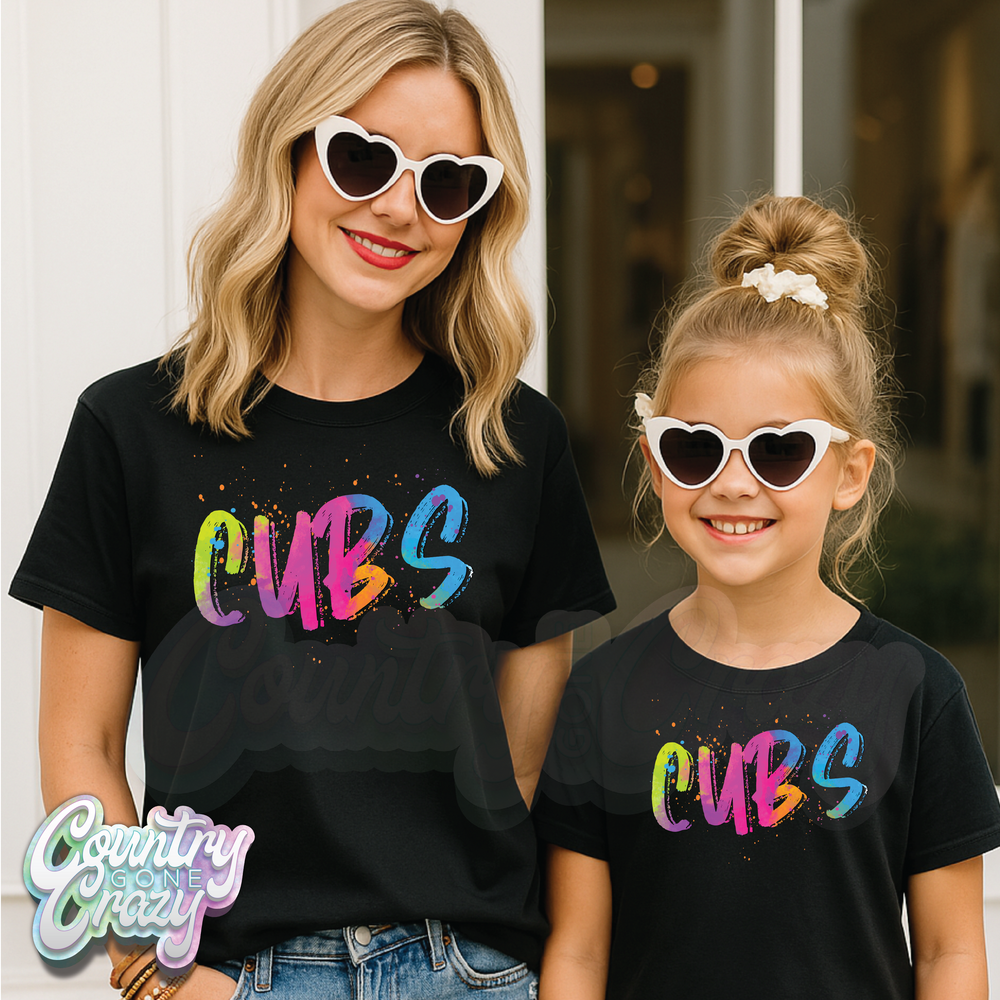 CUBS •• SPLISH SPLASH T-SHIRT-Country Gone Crazy-Country Gone Crazy