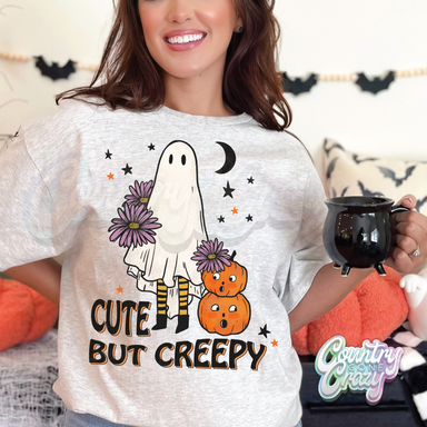 CUTE BUT CREEPY - ASH T-SHIRT-Country Gone Crazy-Country Gone Crazy