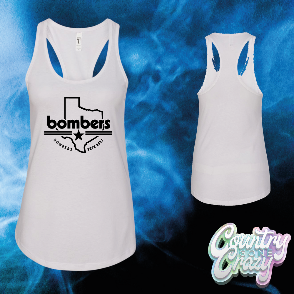 BOMBERS FASTPITCH -  WOMEN'S RACERBACK TANK TOP