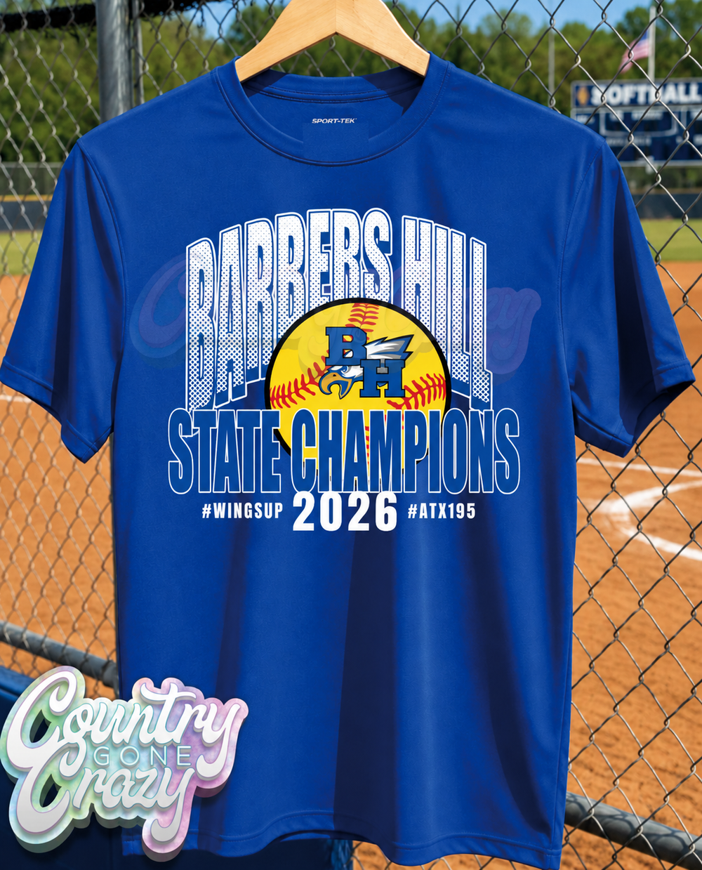 STATE BOUND - DRI-FIT / PERFORMANCE-Port & Company-Country Gone Crazy