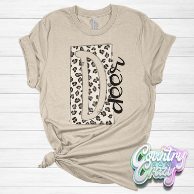 Deer - Boxed Leopard Bella Canvas T-Shirt-Country Gone Crazy-Country Gone Crazy