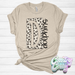 Dolphins - Boxed Leopard Bella Canvas T-Shirt-Country Gone Crazy-Country Gone Crazy