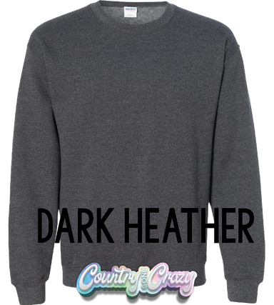 Youth Sweatshirt - Dark Heather-Gildan-Country Gone Crazy