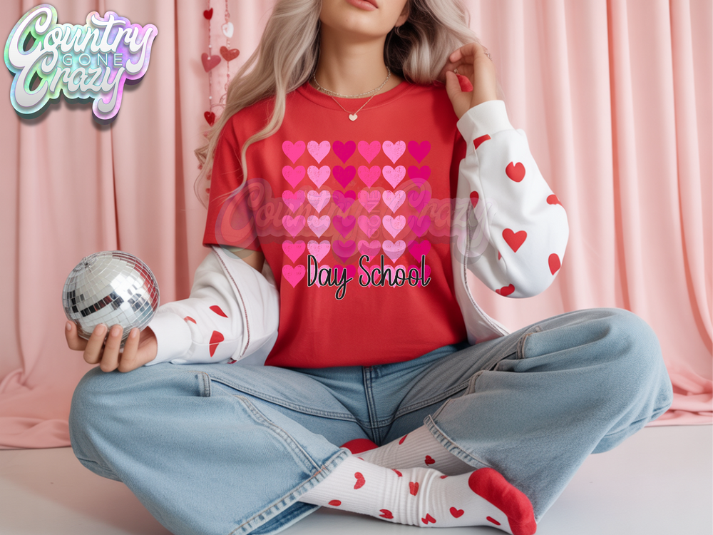 DAY SCHOOL - LOVE STRUCK - T-SHIRT-Country Gone Crazy-Country Gone Crazy