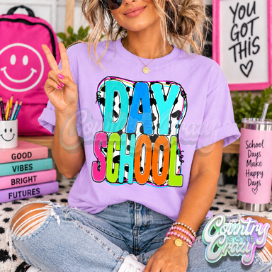 DAY SCHOOL ** COLOR POP ** T-SHIRT-Country Gone Crazy-Country Gone Crazy
