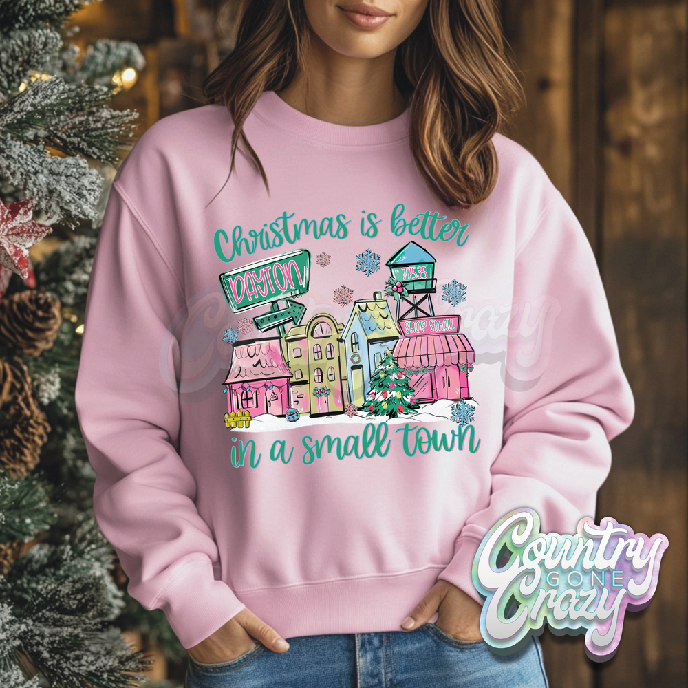 Christmas is Better in a Small Town // Pink-Country Gone Crazy-Country Gone Crazy