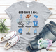 God Says I Am - De Zavala Dolphins - T-Shirt-Country Gone Crazy-Country Gone Crazy