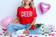 Deer - Valentines - T-Shirt-Country Gone Crazy-Country Gone Crazy