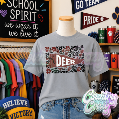 DEER - FLORAL PENNANT-Country Gone Crazy-Country Gone Crazy